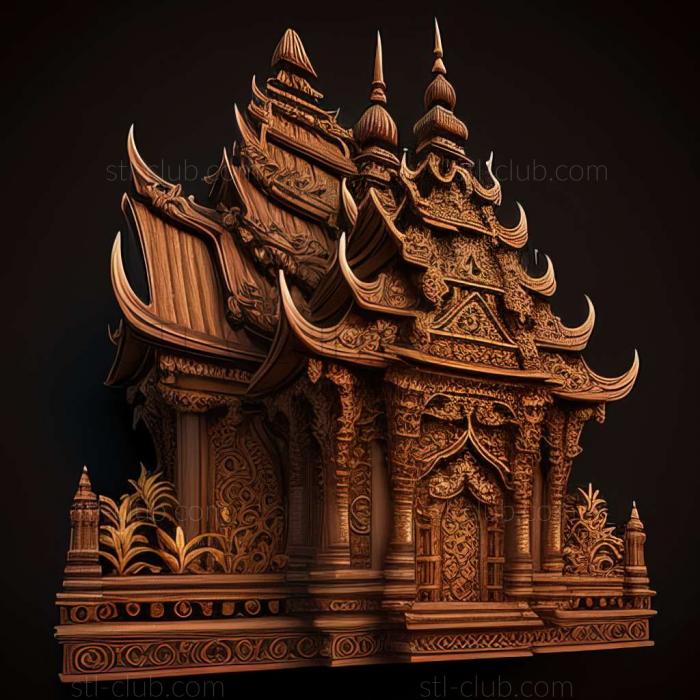 3D model Ye U in Myanmar (STL)